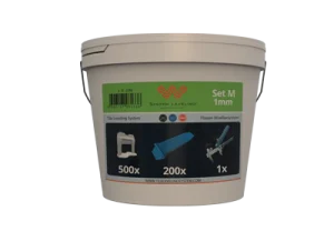 Set nivelare System Leveling 1 mm, 500 clipsuri + 200 pene + 1 cleste salvat!