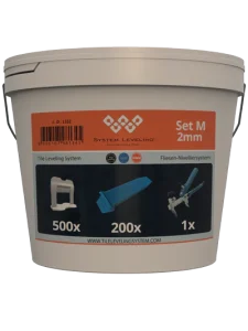 Set nivelare System Leveling 2 mm, 500 clipsuri + 200 pene + 1 cleste salvat!